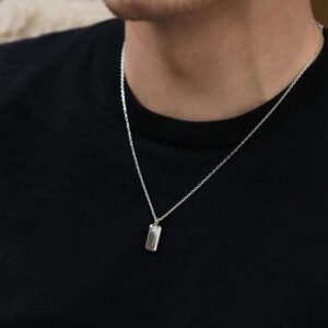 florian necklace (steel) acier