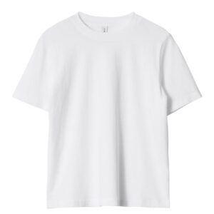 & other stories crewneck t shirt basique white