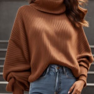 oversized turtleneck sweater sewing pattern