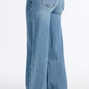 sweetheart stretch wide leg jeans fashion nova