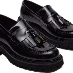 zev black box lug sole dress men's loafer